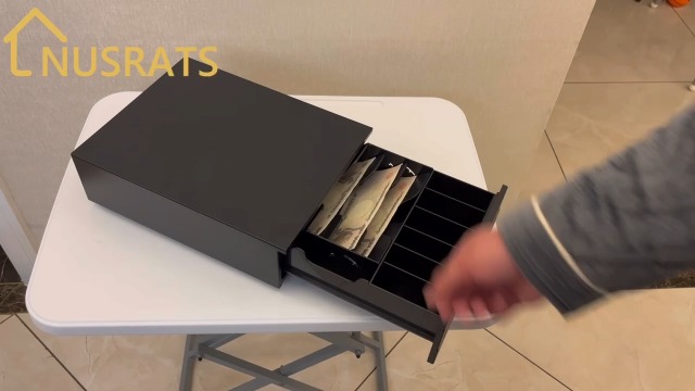 Amazon | NUSRATS 手動式 キャッシュドロア 小型 紙幣3種・硬貨6種